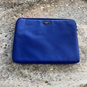 kate spade bright blue saffiano laptop sleeve for apple MacBook Air